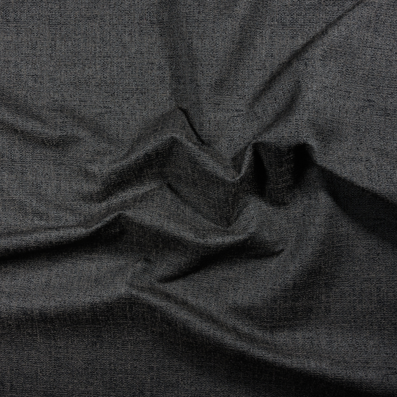 Tessuto jacquard per arredo color grigio scurro melange