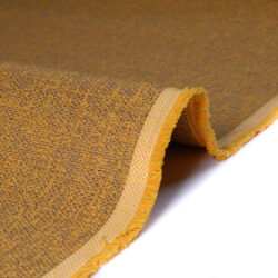 Tessuto jacquard per arredo color ocra melange