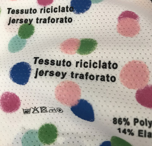 Jersey riciclato traforato 