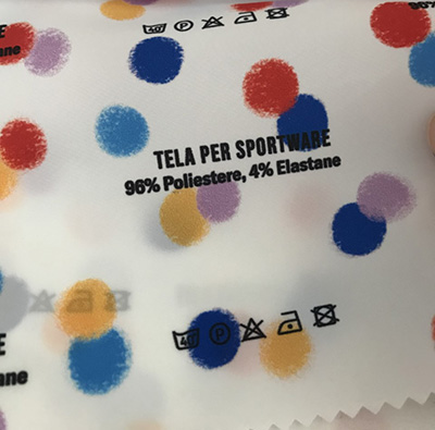 Tessuto per sportware