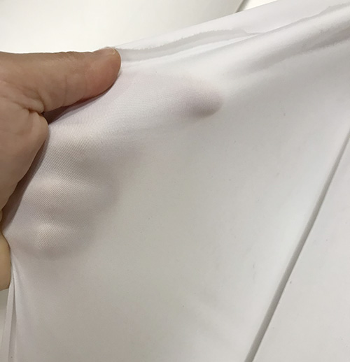 Tessuto riciclato jersey microforato senza stampa